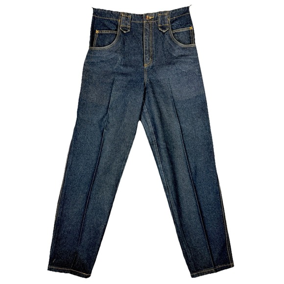Charter Club Denim - Vintage Mom Jeans Womens 8 High Rise Medium Wash USA Made Tapered Denim